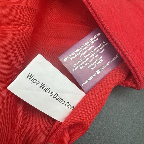 Vintage Disney Winnie the Pooh Tote Shoulder Purse Bag Red Leather Tiger Piglet - Picture 9 of 9